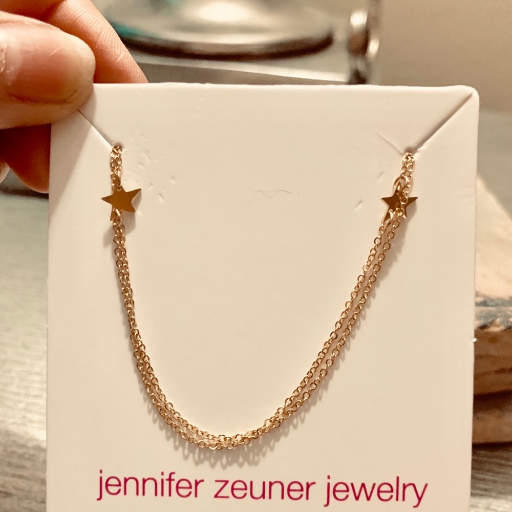 New Jennifer Zuener Gold Star Necklace